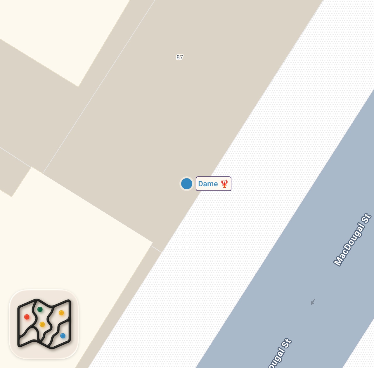 Map preview for How Chef Ed Szymanski Perfected Fish & Chips at NYC’s Dame — Eater New Guard