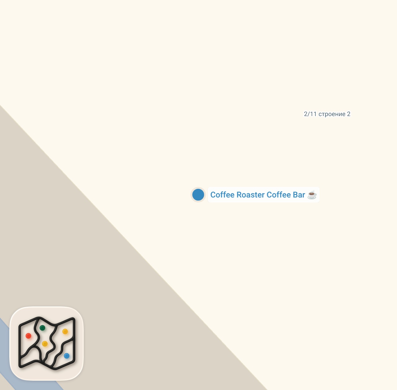 Map preview for Walk with me//TOP 5 COFFEE SHOPS IN MOSCOW//Summer edition 2021
