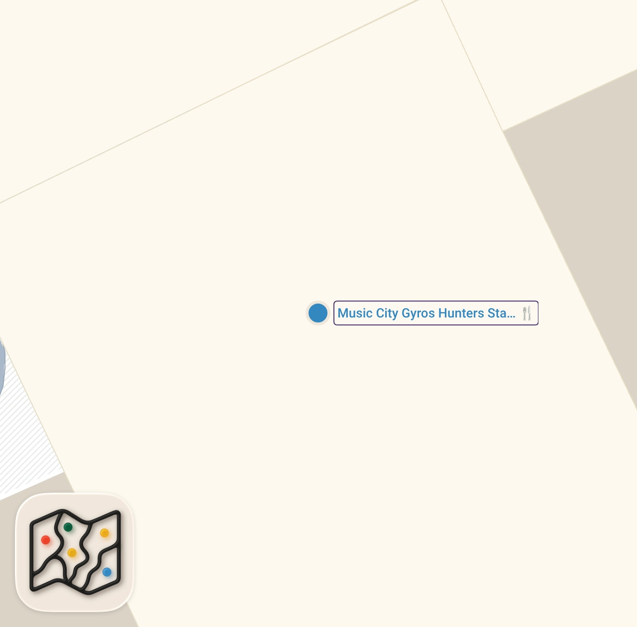 Map of 1 spots from Eating at a Restaurant With NO Reviews...(IM SHOCKED)