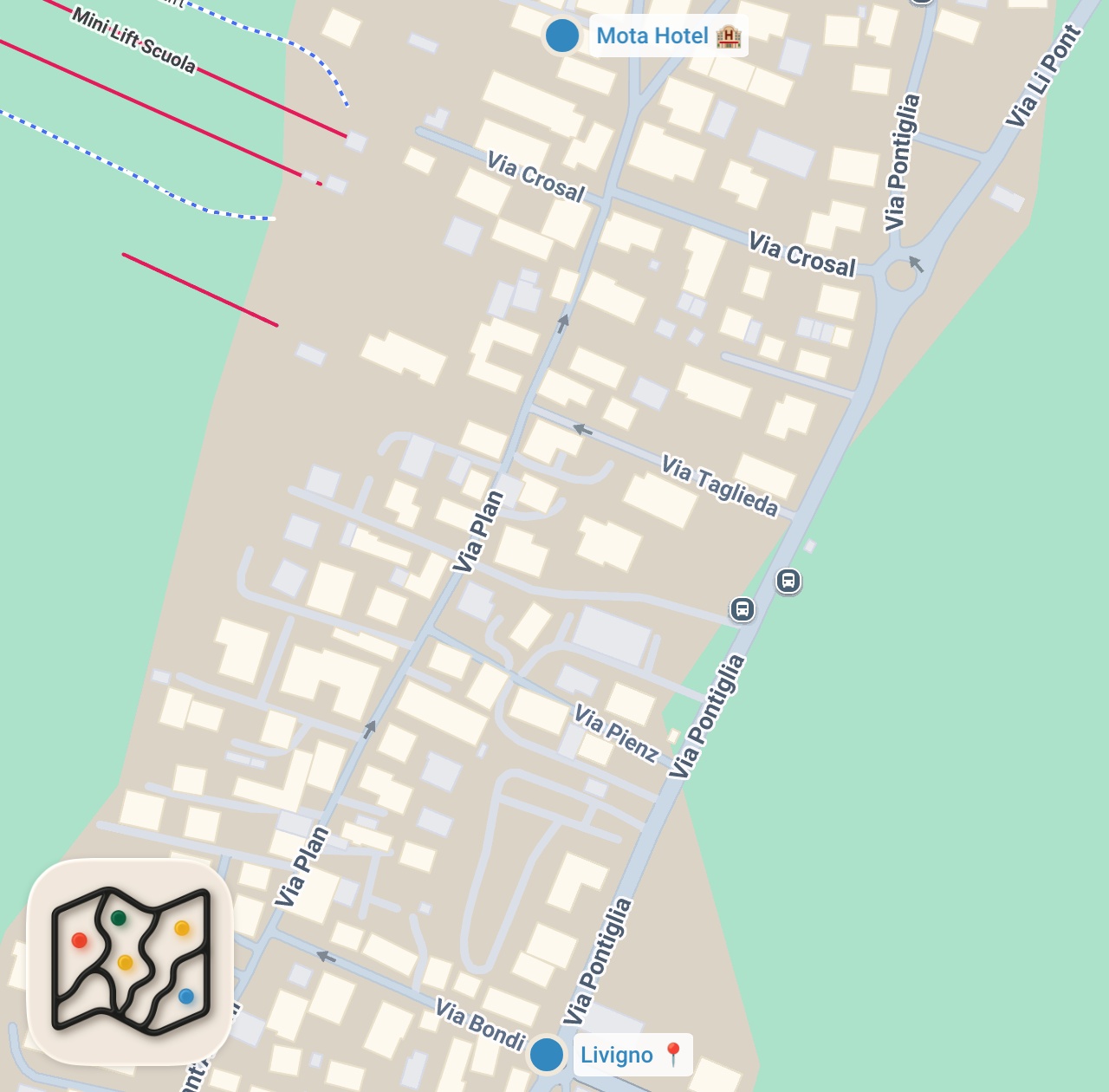 Map preview for Winter Olympics Food Tour - 24 Hours in Italy!!