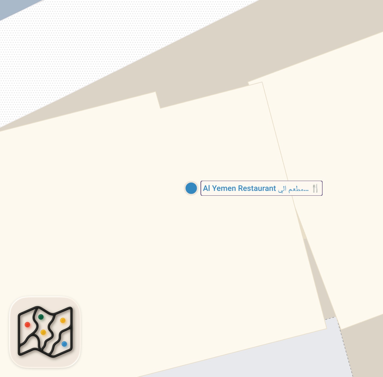 Map of 1 spots from DIWAN AL YEMEN ON EDGWARE ROAD #food #halalentertainment #halalfood #foodie #bbqmeat #yemen