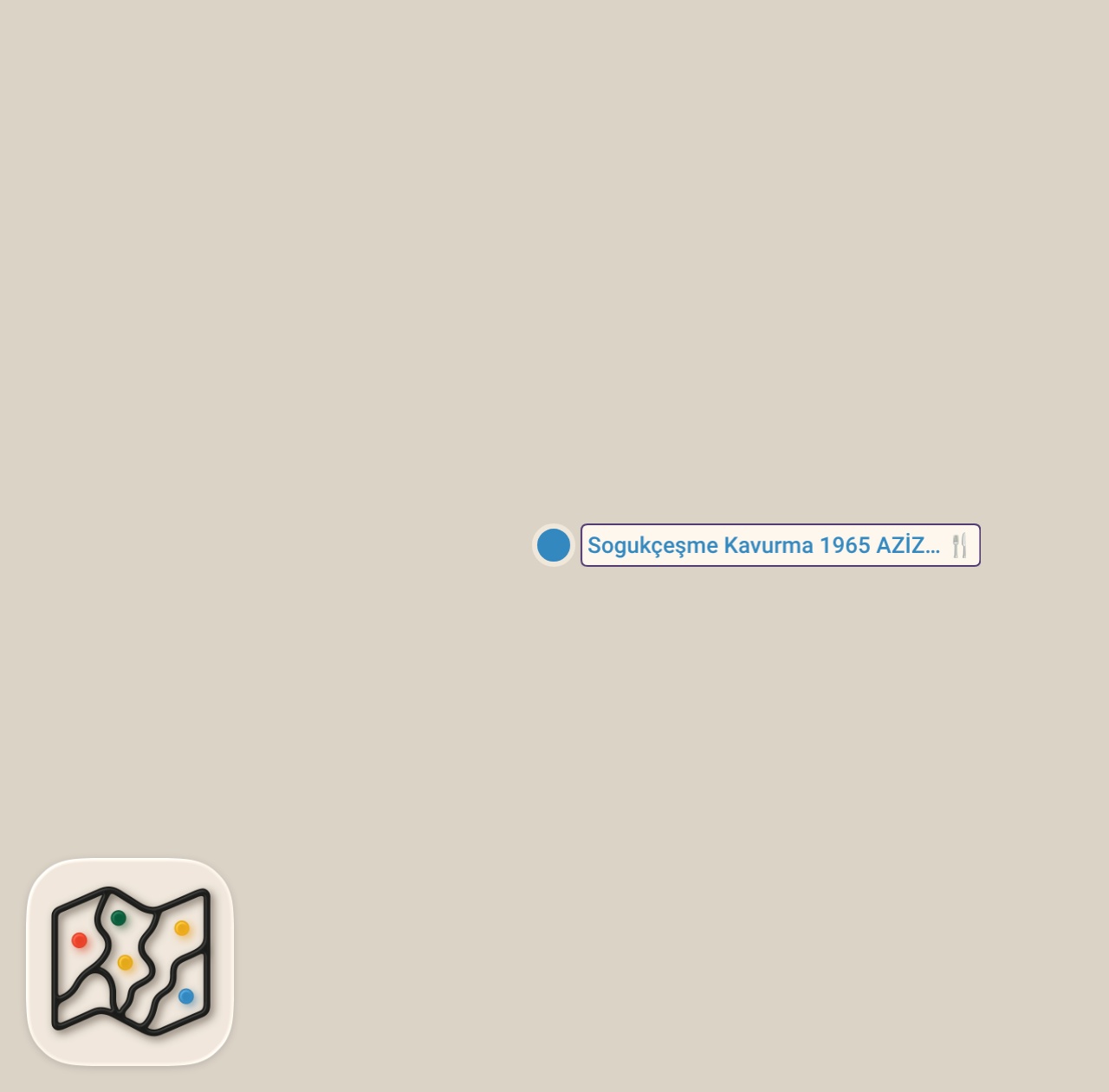 Map of 1 spots from SADECE İKİ TANE YEMEĞİMİZ VAR | BİNGÖL VE TUNCELİ