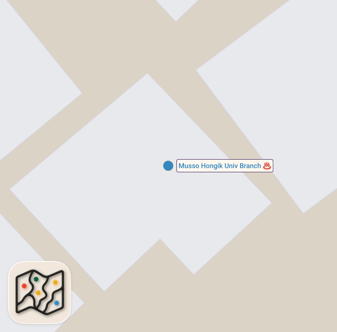 Map preview for Eating an ALL YOU CAN EAT Korean BBQ BREAKFAST at a 24 HOUR Korean BBQ Buffet in Seoul South Korea