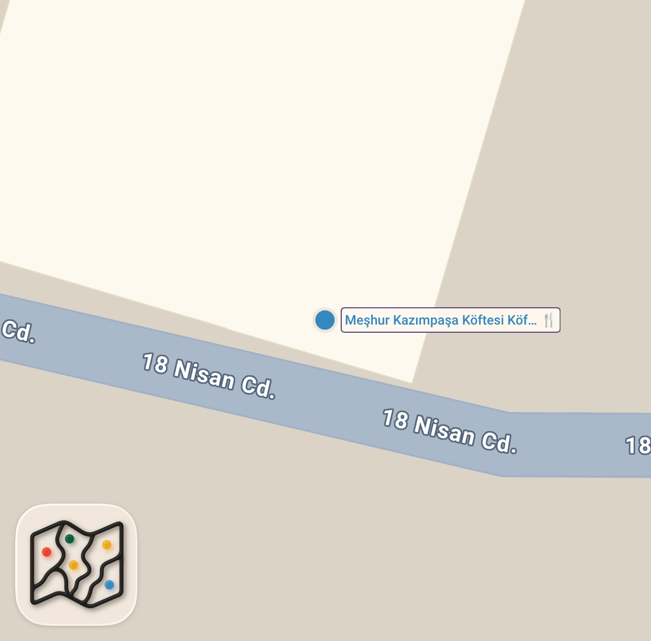 Map preview for 250 GRAM KÖFTE 68 LİRA | KAZIMPAŞA KÖFTESİ ERDOĞAN