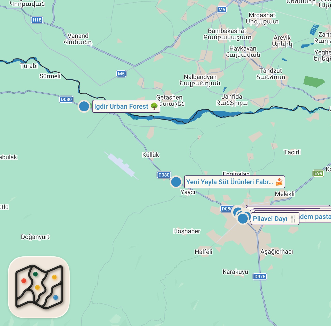 Map preview for IĞDIR’DA 1 GÜNDE NE YENİR!!! 1 GÜNDE DÜNYALARI YEDİM!!!