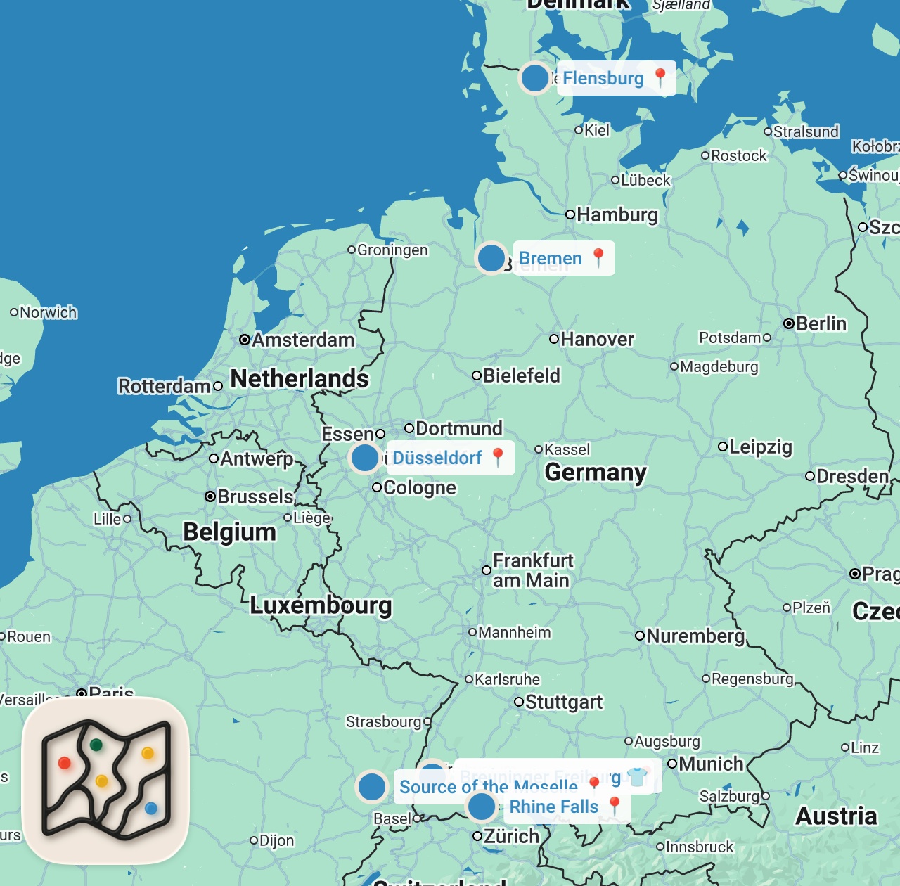 Map preview for The BEST German Food - What to Eat in Germany