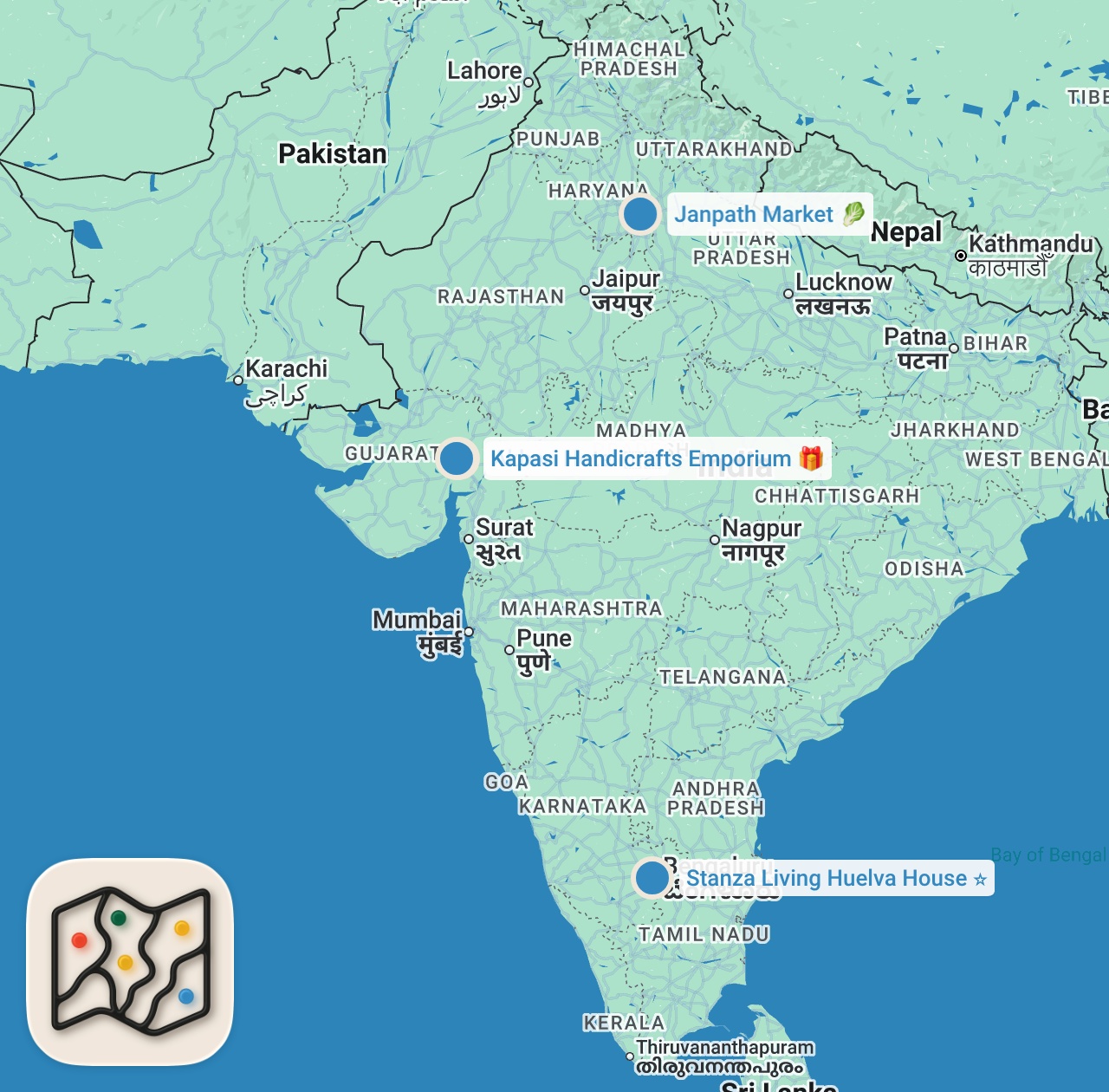 Map preview for HİNDİSTAN AHMEDABAD’DA KASAPLAR ÇARŞISI! HİJYENİN TAVAN YAPTIĞI YER!