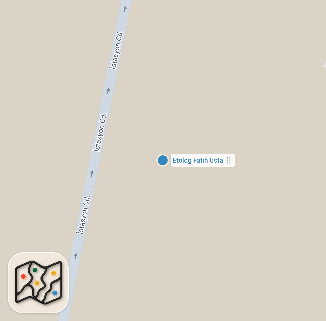 Map preview for Lokum kebabı Etolog Gaziantep