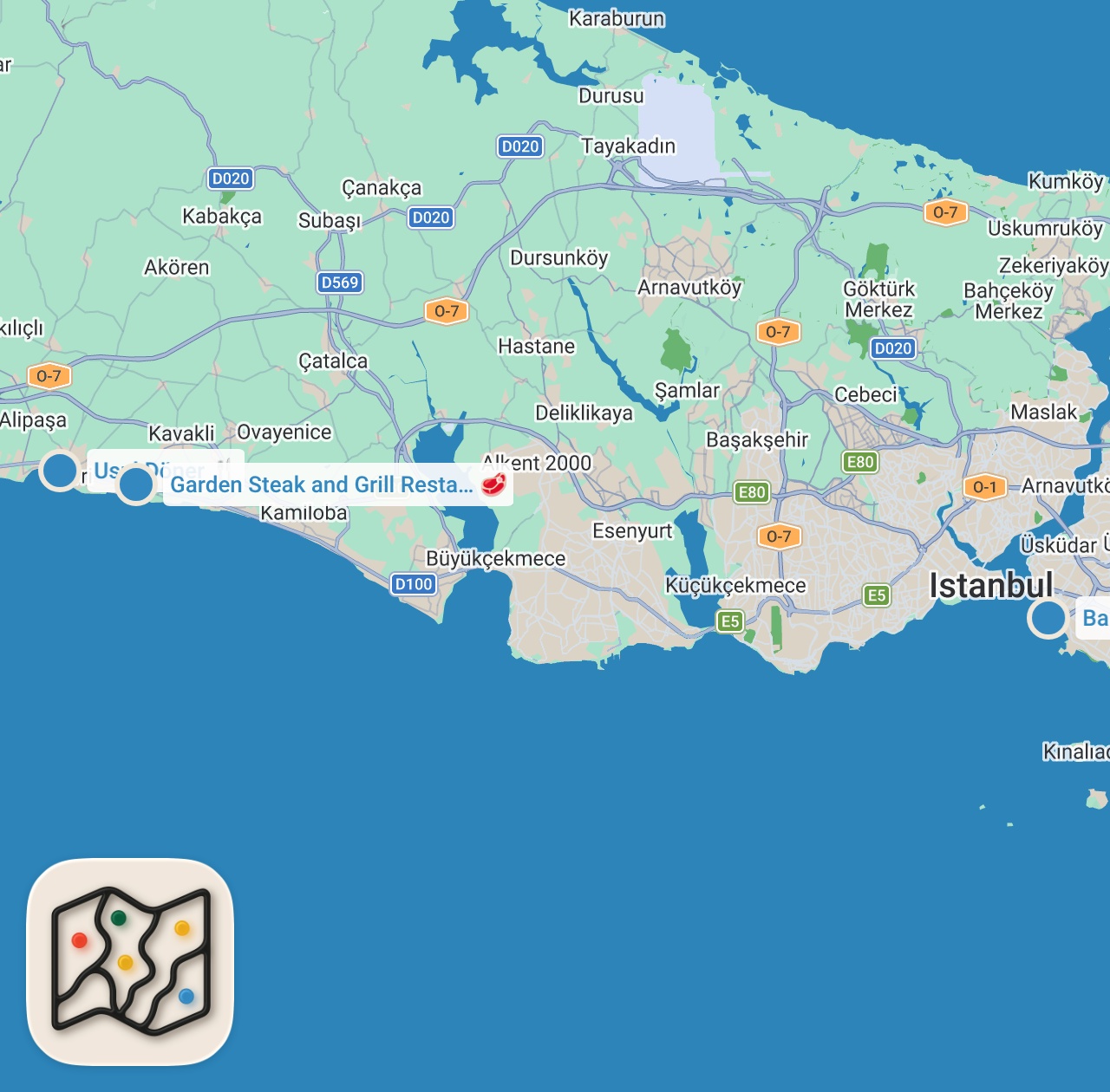 Map preview for MASTERCHEF RESTORANLARI(YENİ SEZON)