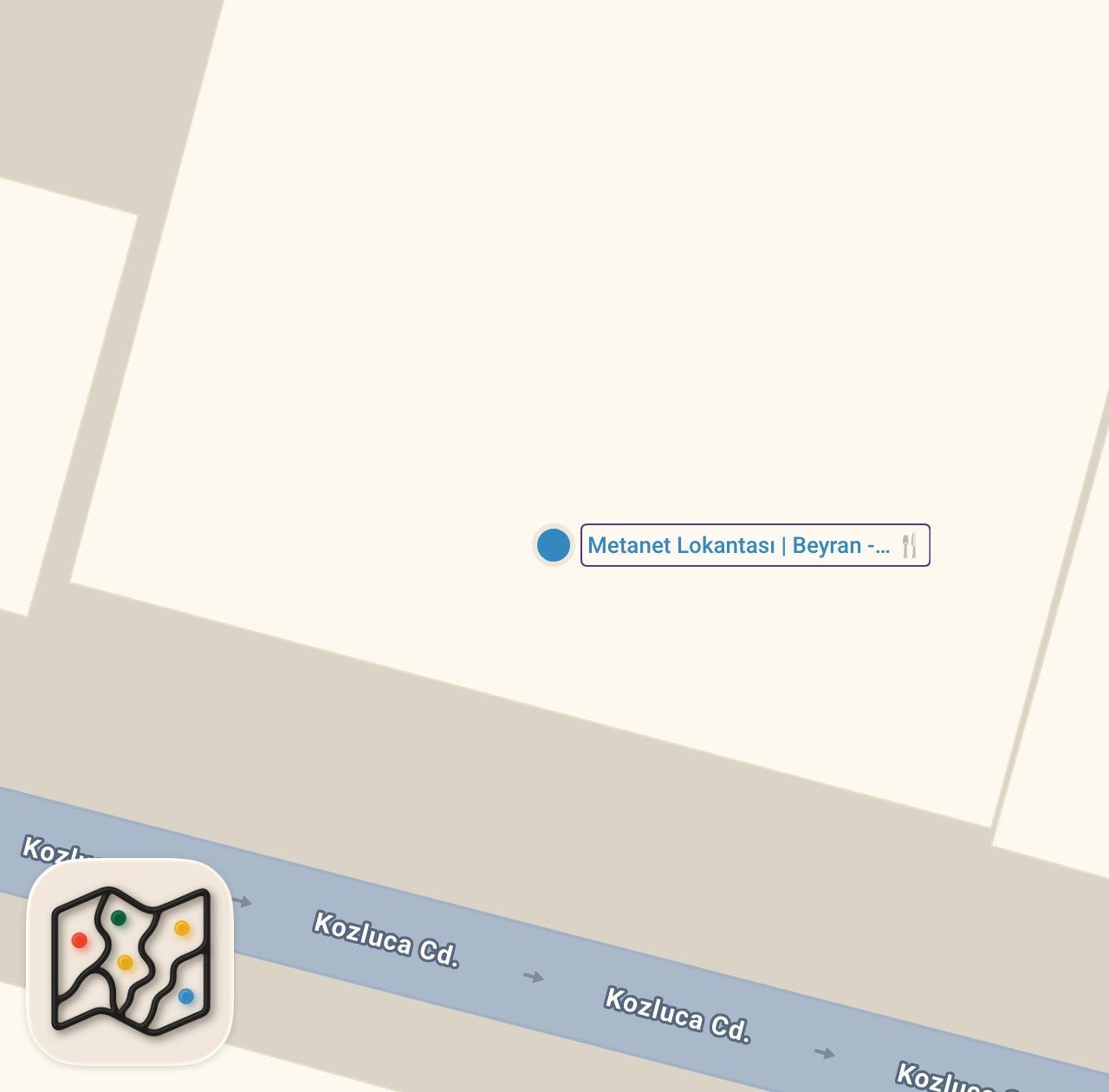 Map of 1 spots from 230 TL #shorts #beyran #kahvaltı