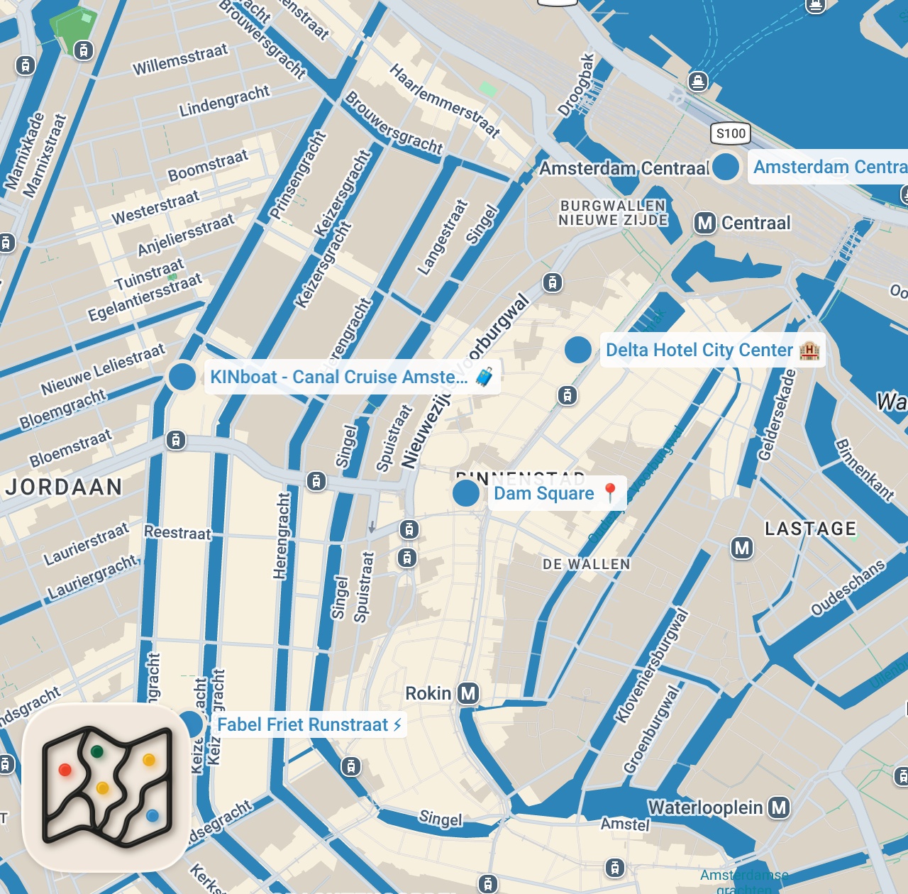 Map preview for EN POPÜLER AMSTERDAM PATATESÇİLERİ!