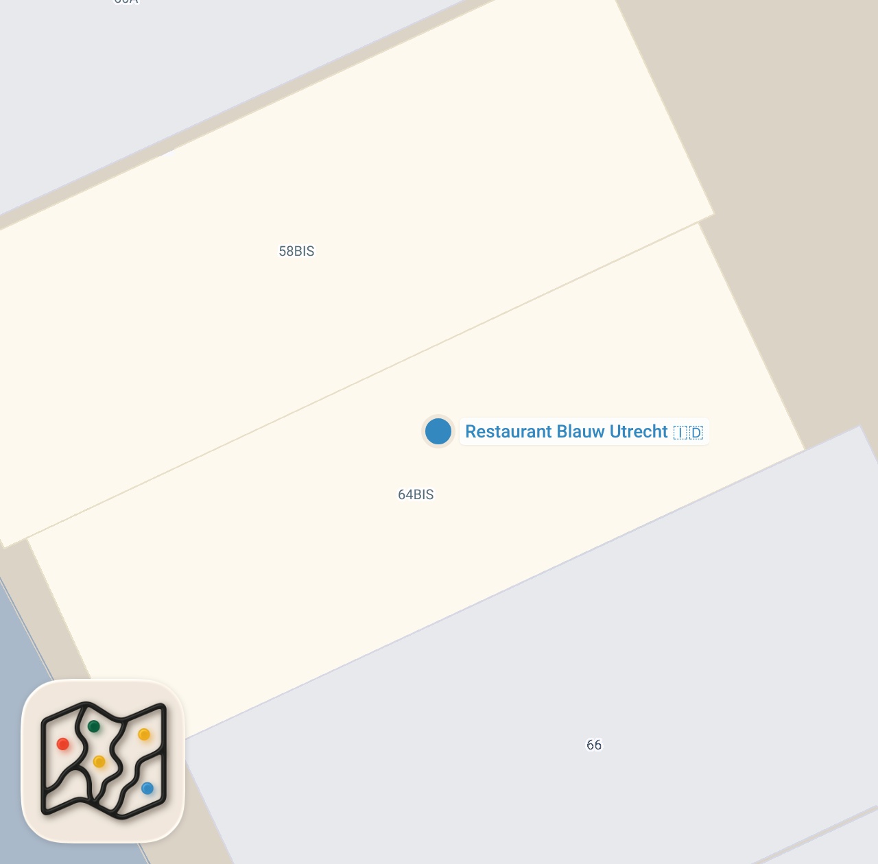 Map preview for Is dit het beste Indische restaurant van Nederland?! (Restaurant Blauw)
