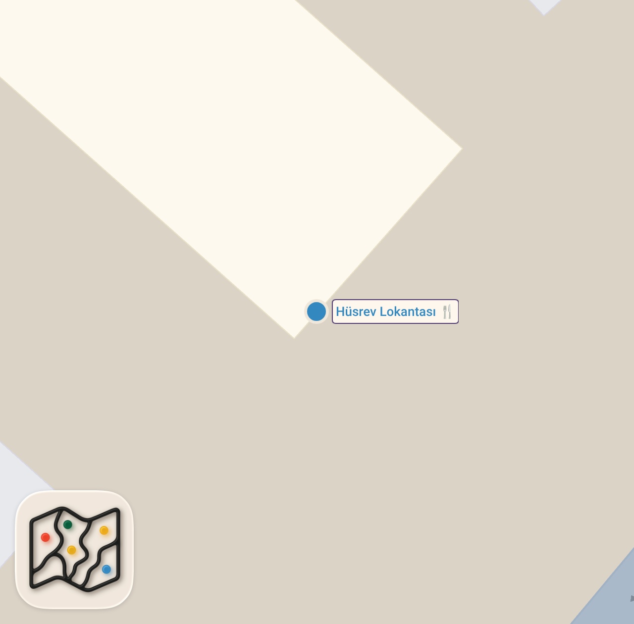 Map of 1 spots from Hüsrev Lokantası - Kuru Fasülye