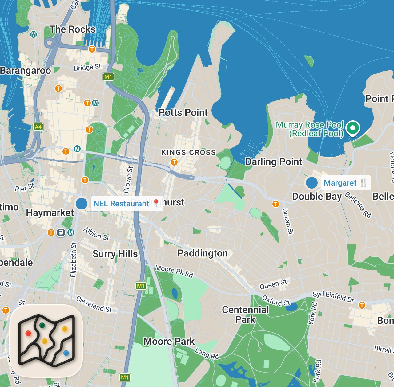 Map preview for Trying the #2 ranked steakhouse in the world! 📍Margaret, Sydney #steak #steakhouse #australia