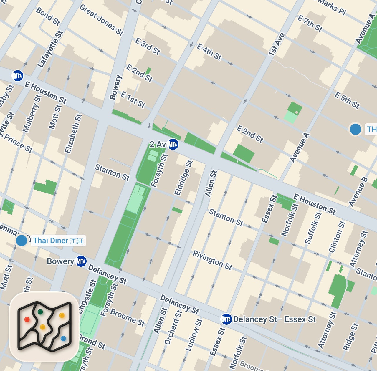 Map preview for Katsu Sando vs. Thai Breakfast Roti Wrap - Foodie Faceoff Ep. 2