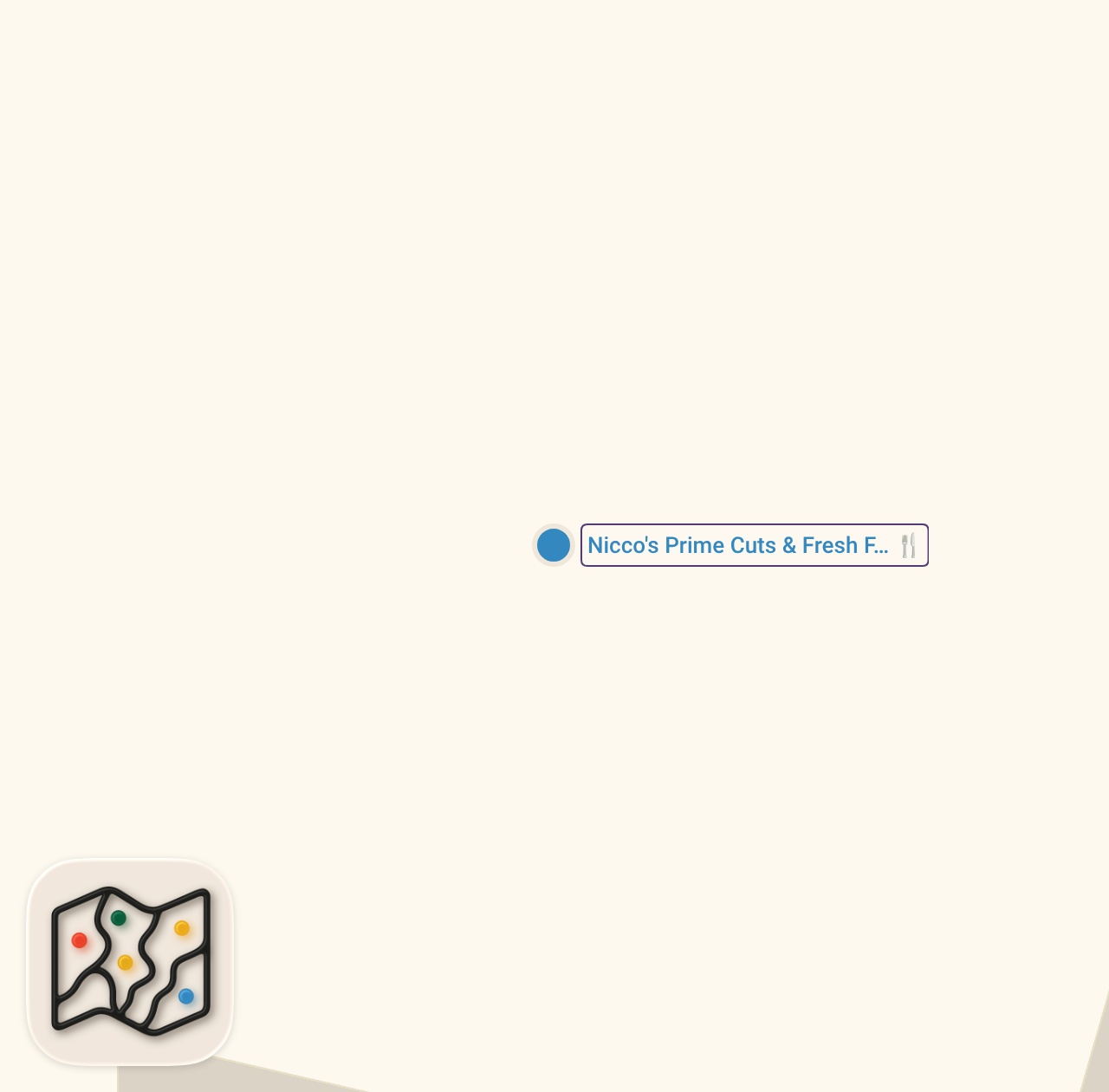Map of 1 spots from Trying the RAREST Steak in Las Vegas! ULTRA PREMIUM "Citrus Fed" Australian WAGYU BEEF STEAK