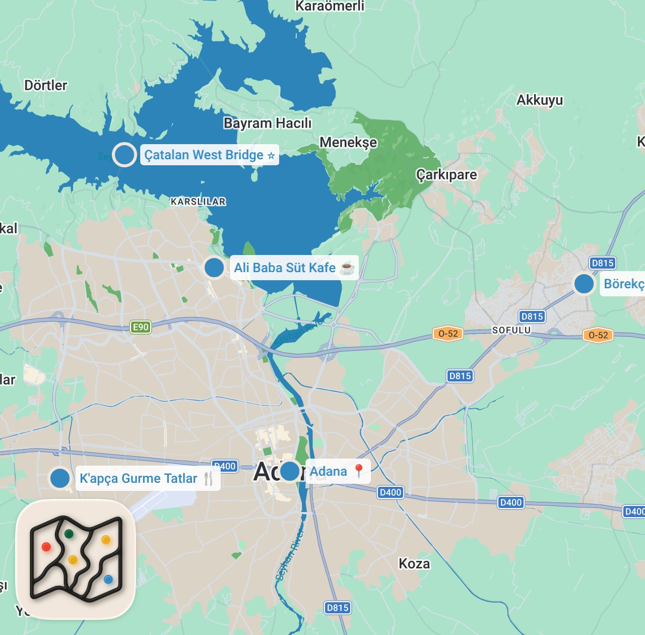 Map preview for EŞİMLE MEKANDAKİ EN UCUZ VE EN PAHALI YEMEKLERİ YEDİK! UCUZ PAHALI PART-2