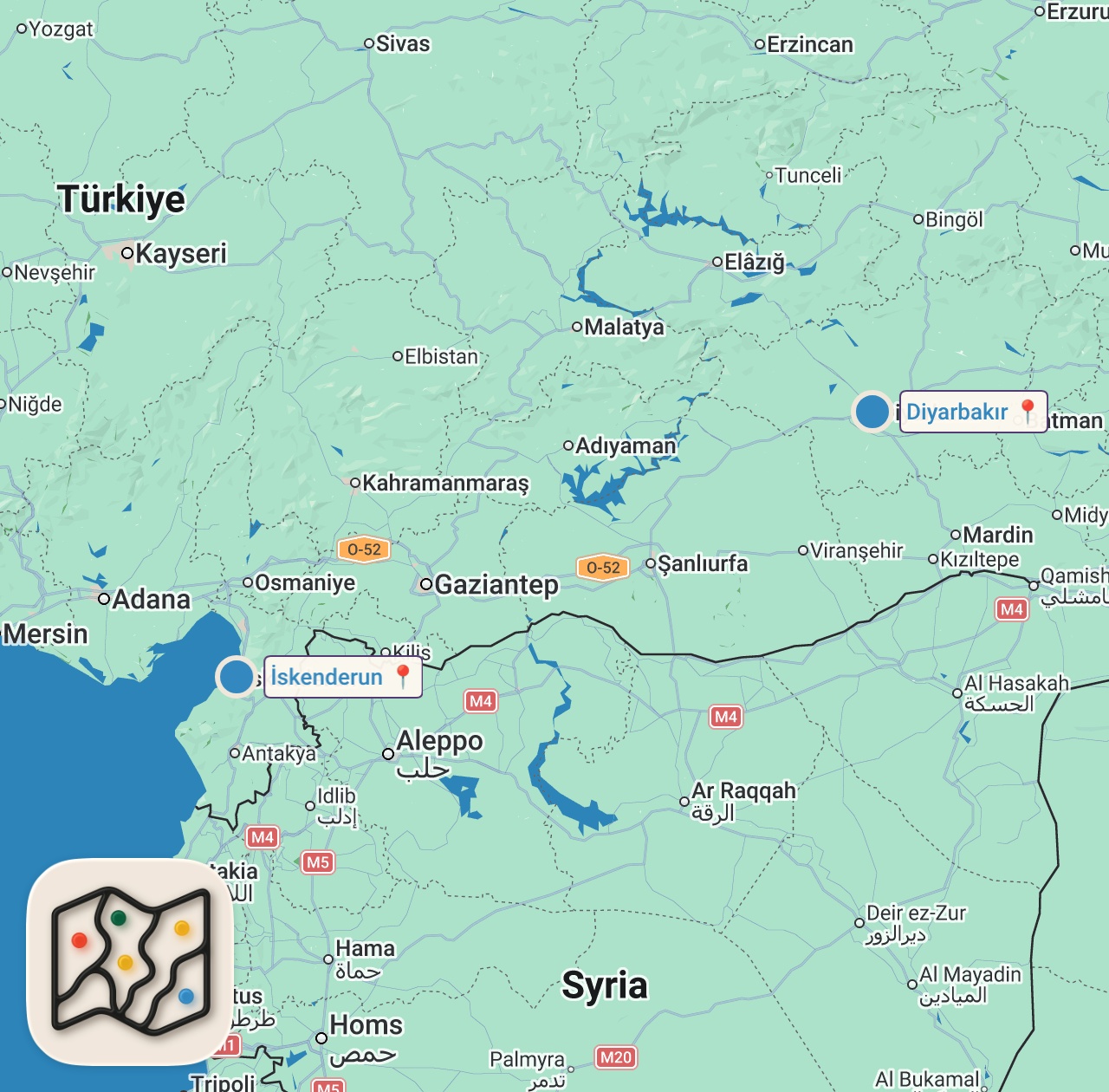 Map preview for KORE SOKAK LEZZETİ!!!