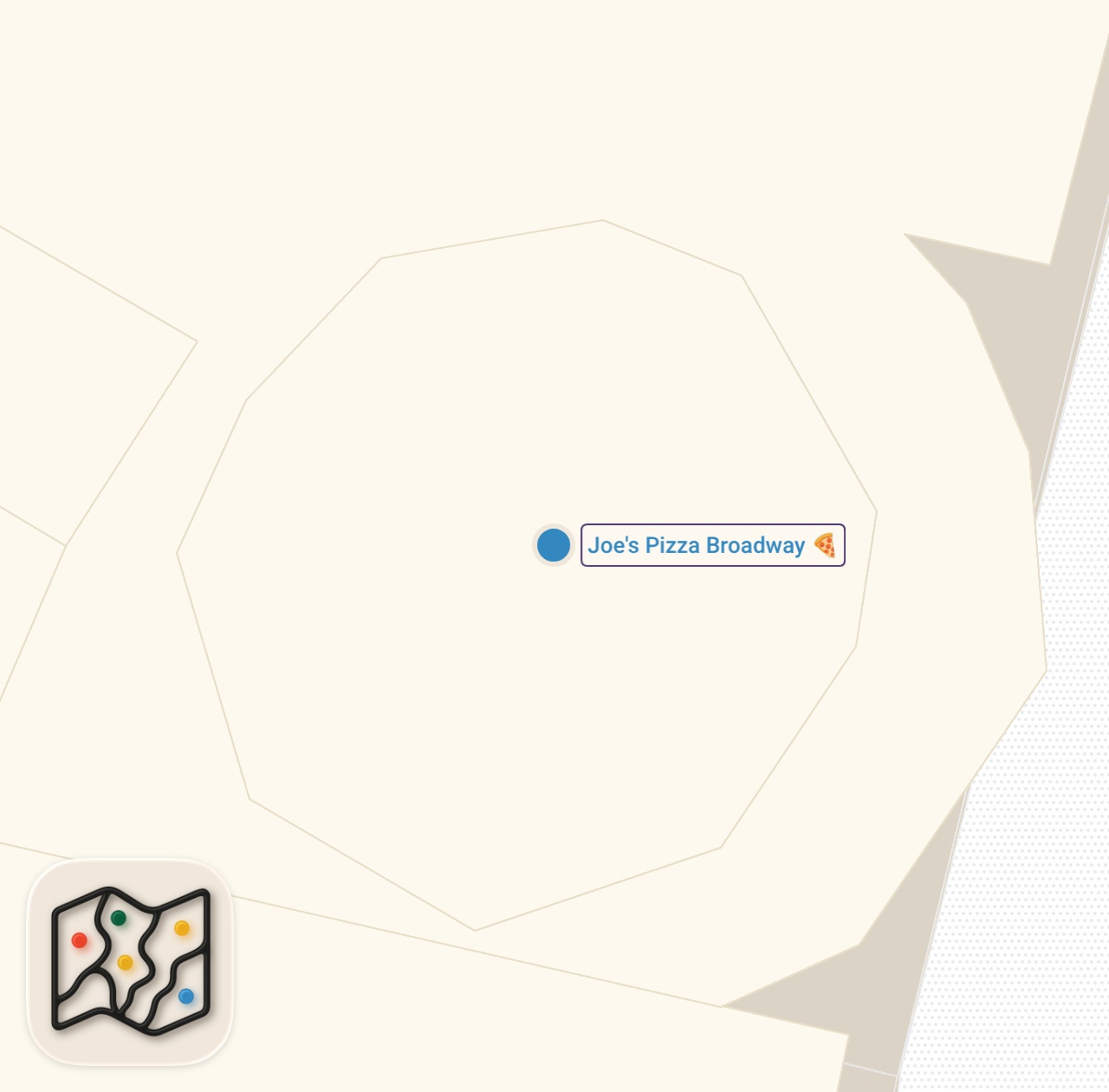 Map of 1 spots from INSIDE NYC’S BEST PIZZERIA WITH ACTION BRONSON