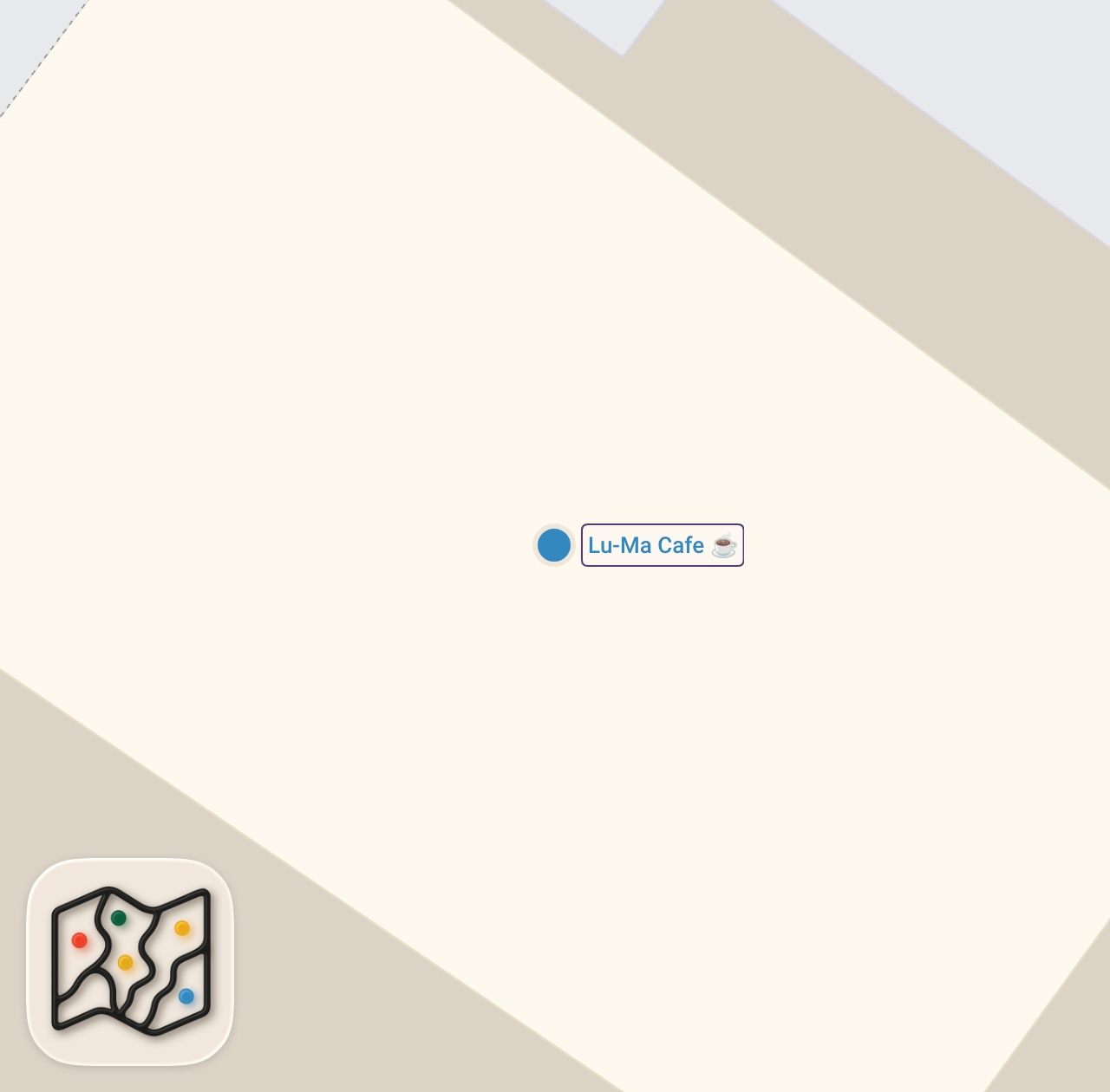 Map of 1 spots from LUMA CAFE IN WOOD GREEN #food #halalfood #foodie #bbqfoodbeefusa #halalentertainment
