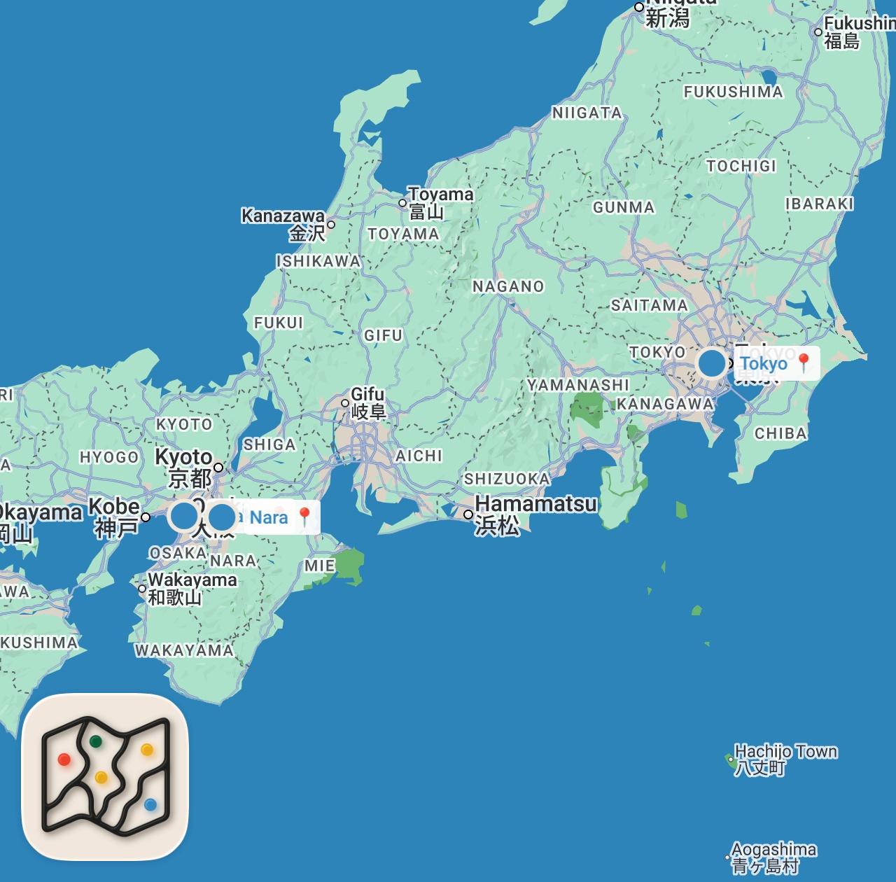 Map preview for 【海外の反応】日本旅行後、違和感に戸惑う外国人たち←「母国が色褪せて見える…」