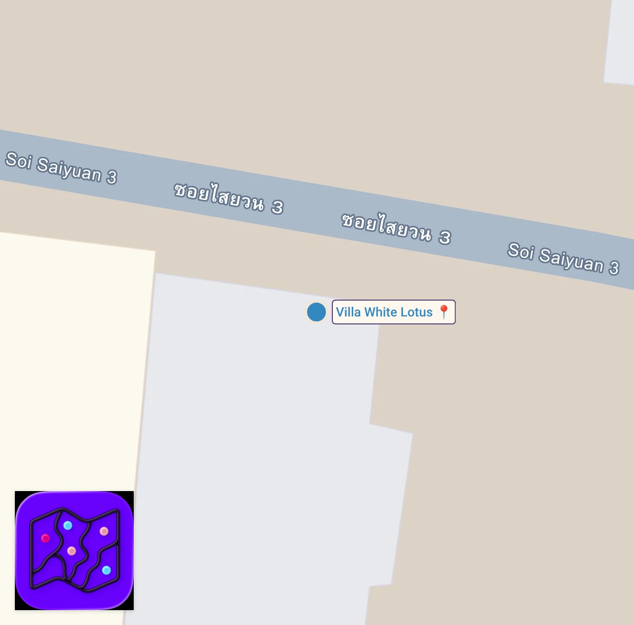 Map of 1 spots from The White Lotus'un Phuket'teki villası! #shorts
