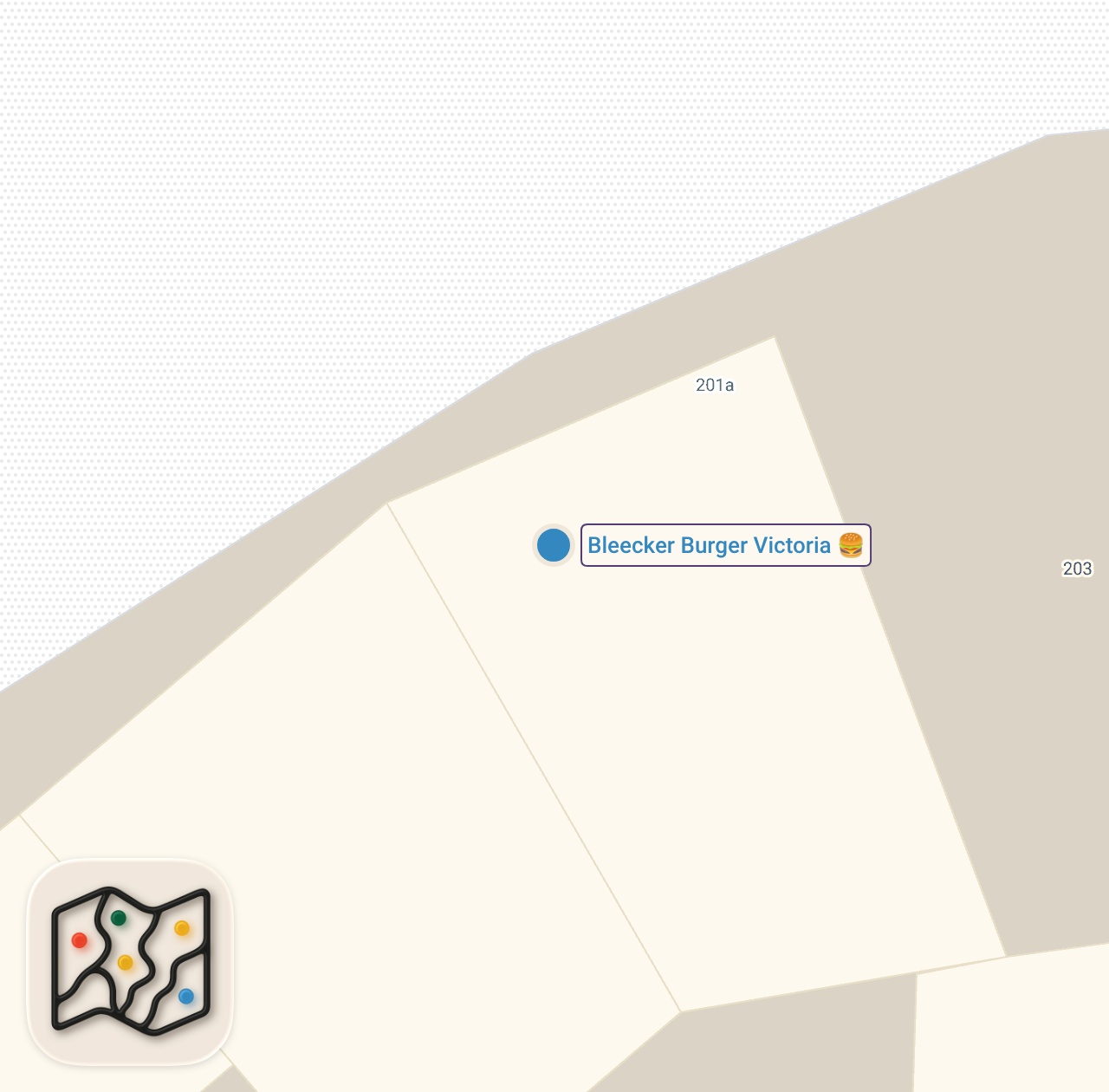 Map of 1 spots from Finding the BEST Burger in London