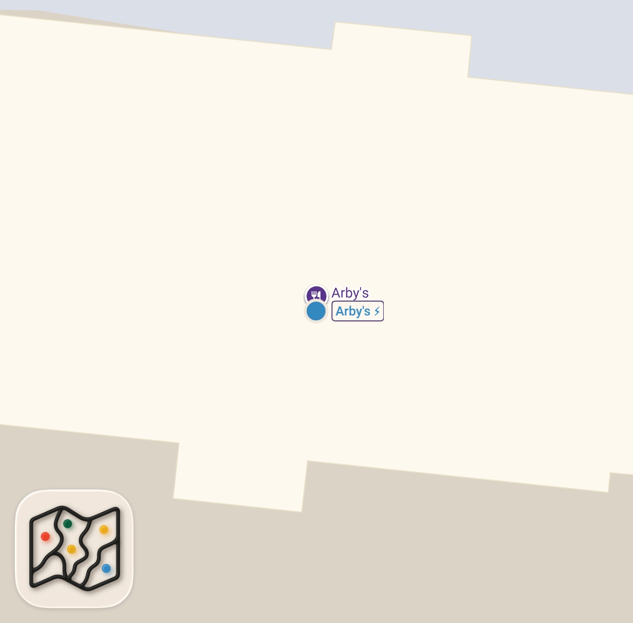 Map of 1 spots from Trying Arby's Cooper Sharp Angus Cheesesteak (Also my thoughts on Lebron James signing with Sixers)