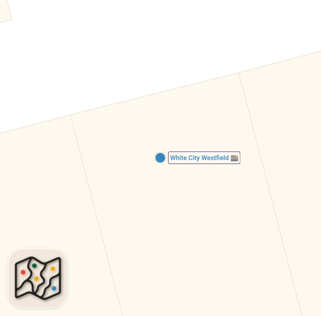 Map of 1 spots from BLACK BEAR BURGER IN WHITE CITY WESTFIELD #food #foodie #halalfood #burgerjoint #burgerhouse