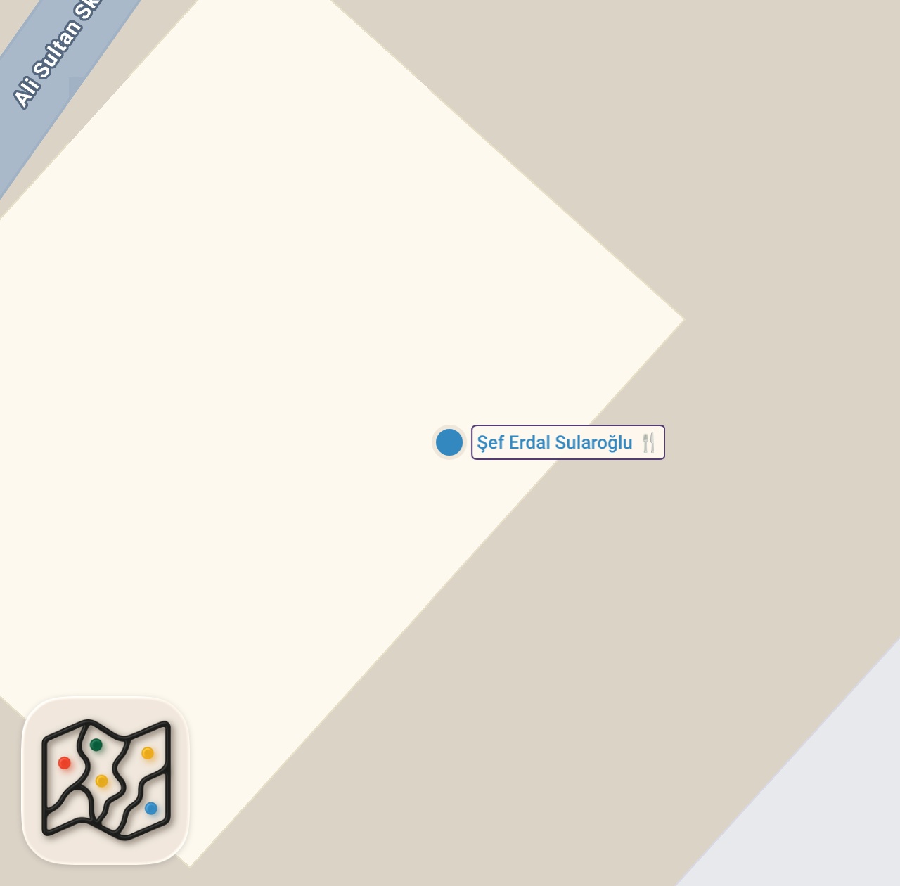 Map of 1 spots from 650 TL #shorts #yemek #istanbul