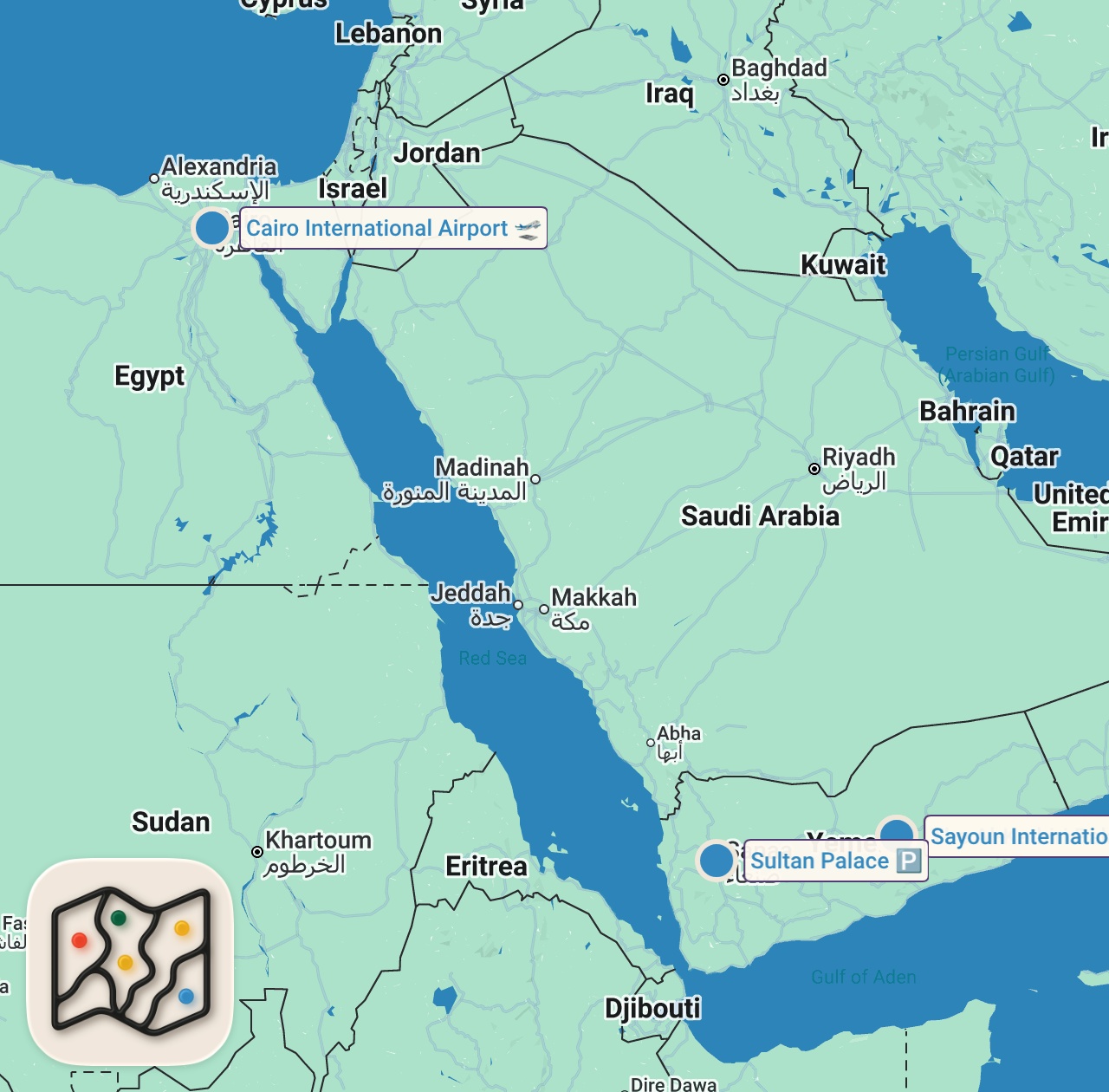 Map preview for Arriving In Yemen (extreme travel) - What Is The Reality? 🇾🇪