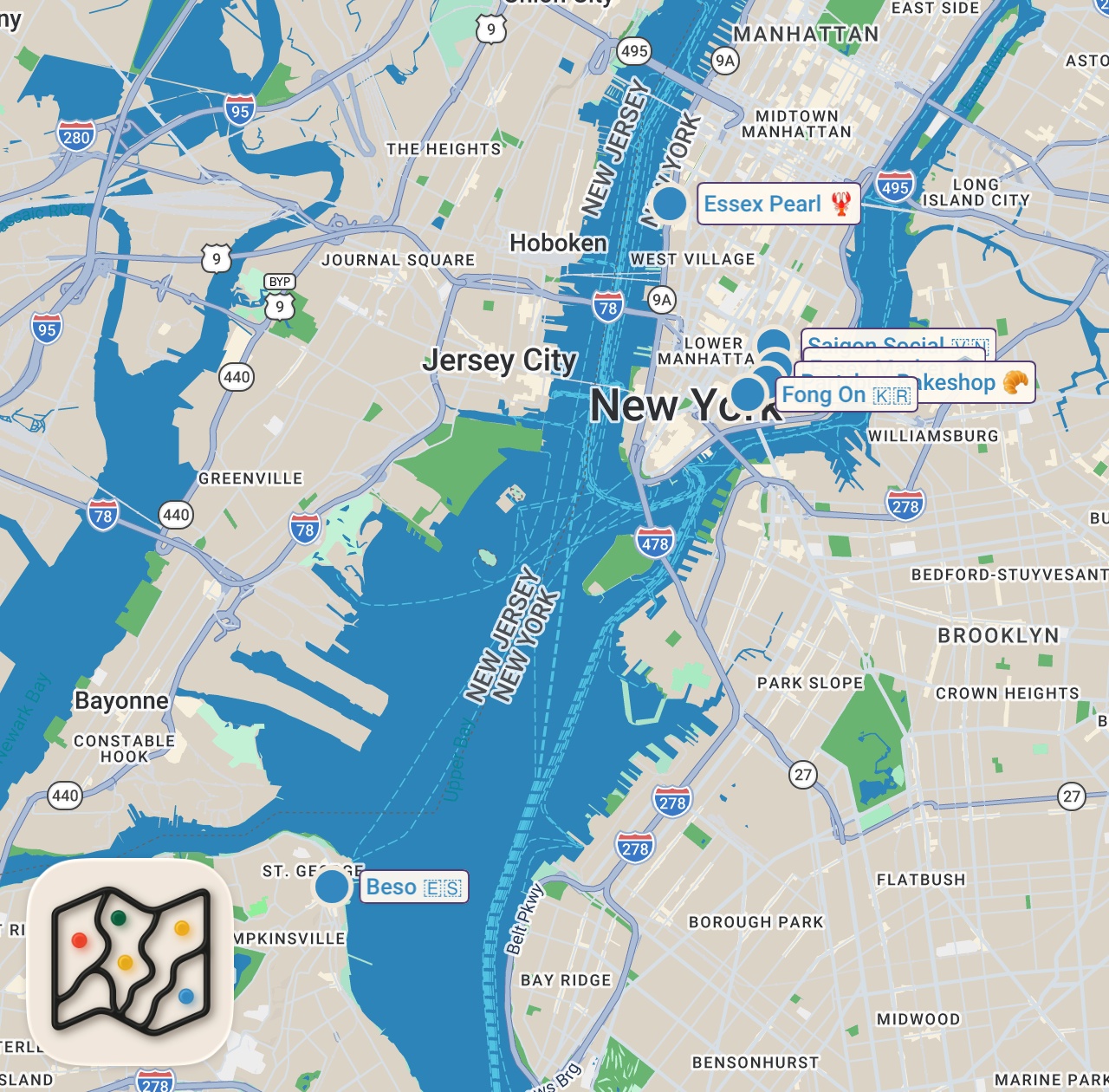 Map preview for How Heart of Dinner Delivers 65,000+ Meals to Elderly Asian New Yorkers — Queer Table