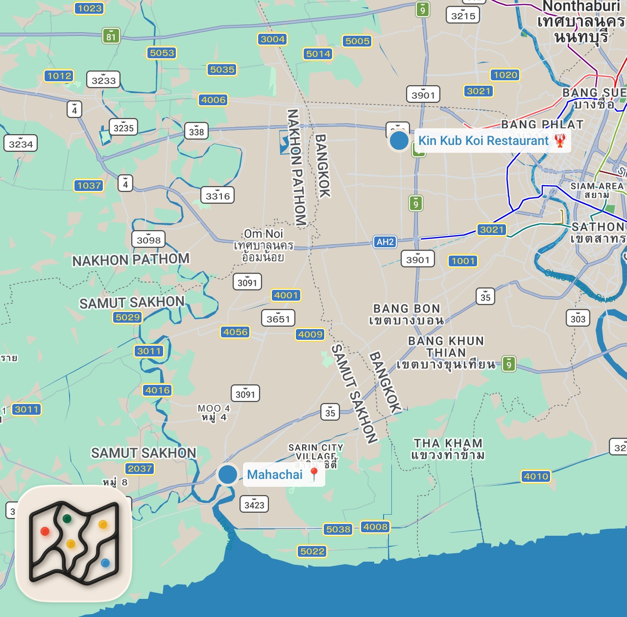 Map preview for BIGGEST Shrimp I’ve Ever Tried!! Thailand’s XXXL Seafood!!