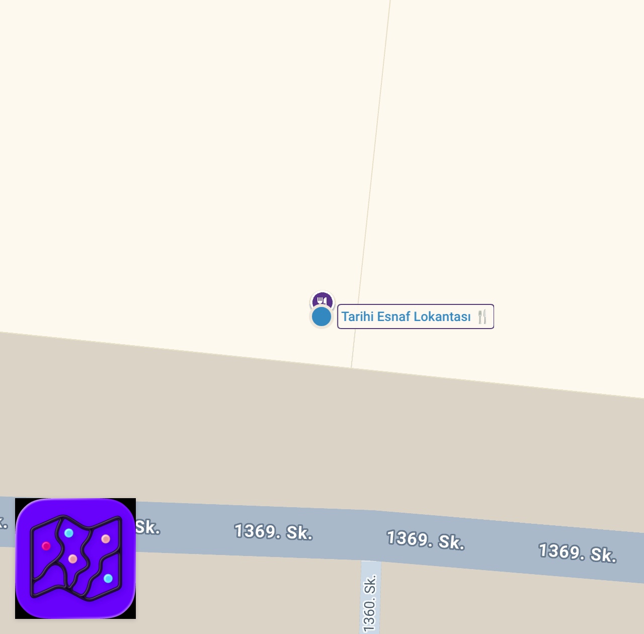 Map of 1 spots from Kemik suyuyla pişen bu nohutu sadece iyi değil harika buldum!