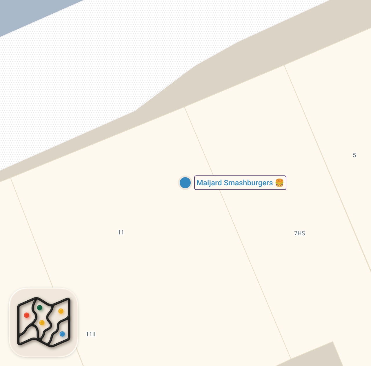 Map of 1 spots from Farklı bir smash burger deneyimi: Maijard 🍔 #ayaküstülezzetler #short #shorts