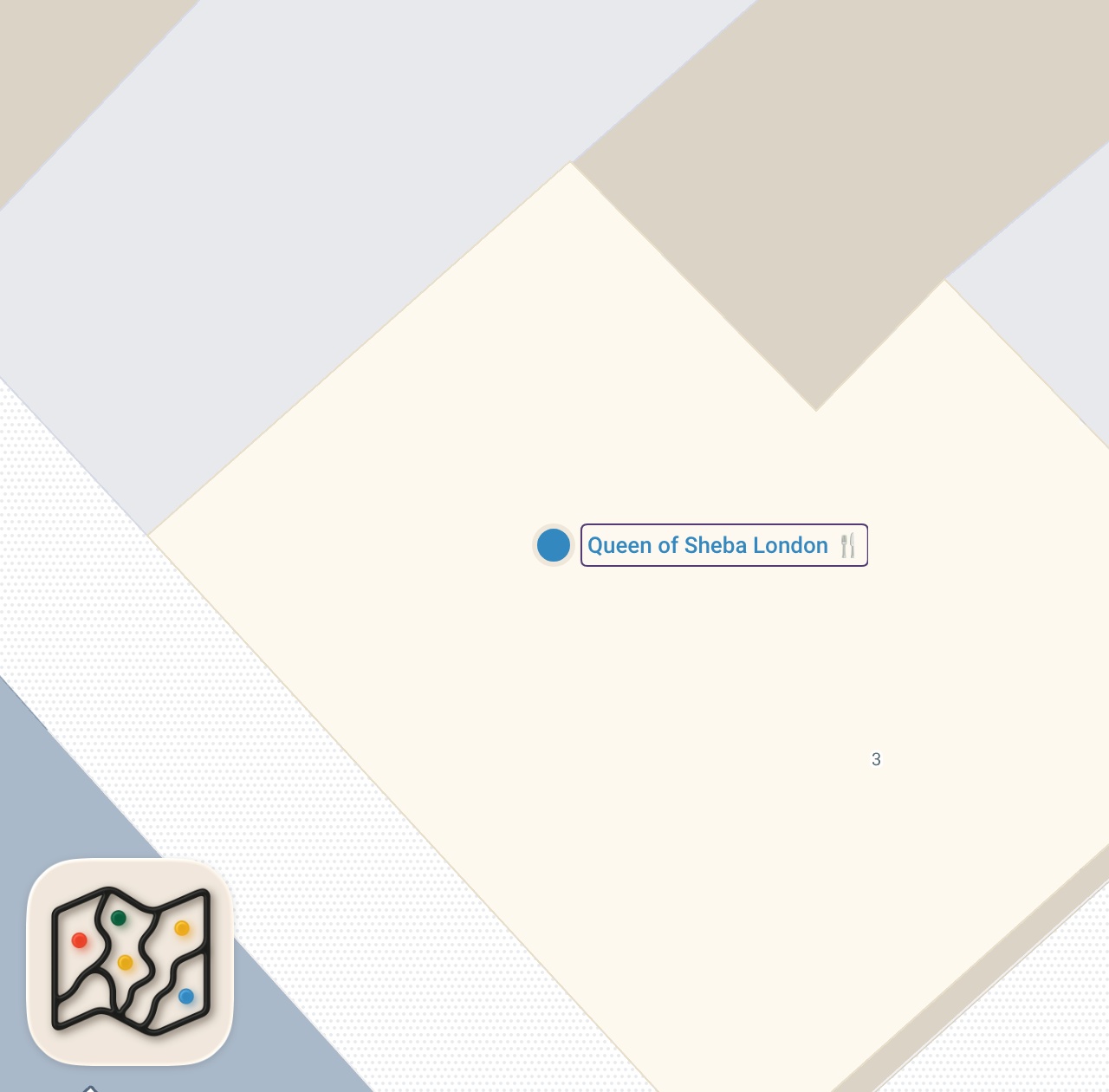 Map of 1 spots from QUEEN OF SHEBA ON EDGWARE ROAD #food #foodie #halalfood #yemenifood #mandi #arabic