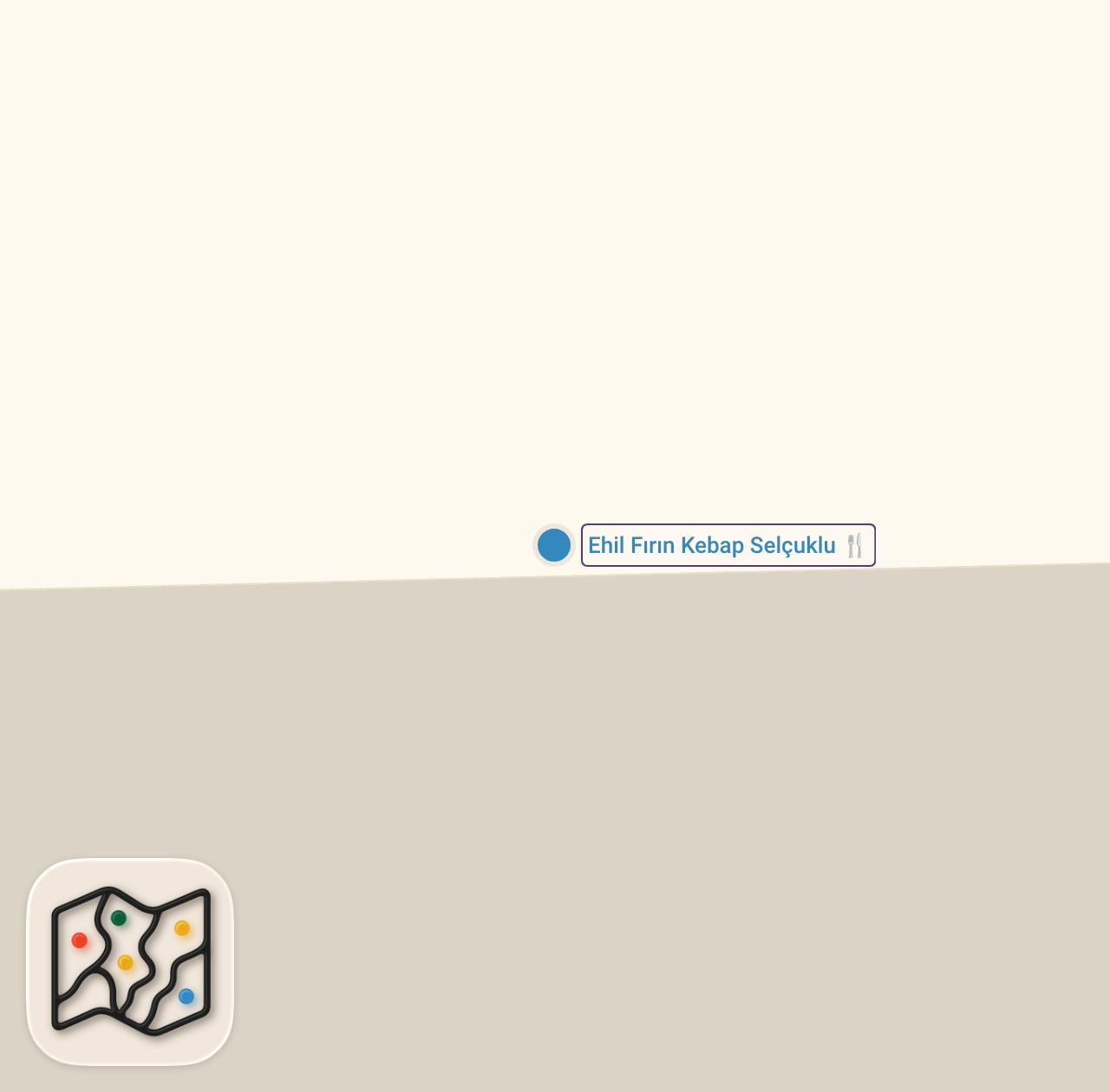 Map preview for BU KEBAP 3000 LİRA! | KONYA EHİL KEBAP