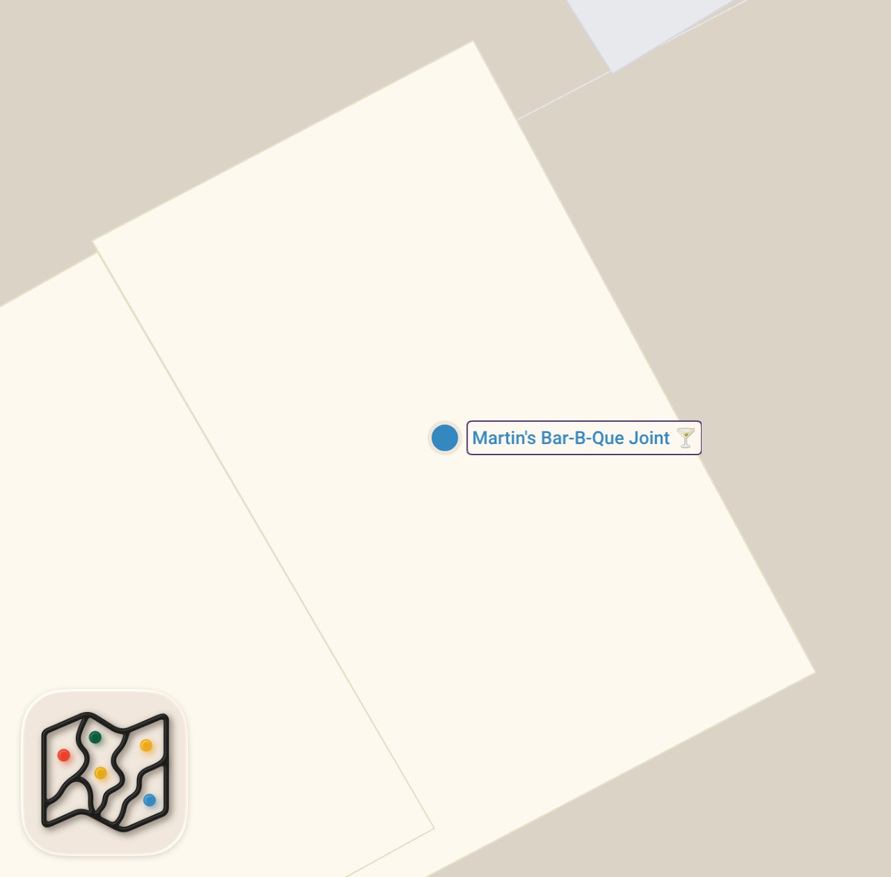 Map preview for The BEST BBQ in Nashville? Alabama White Sauce Wings & Brisket at Martin's BBQ! DEVOUR POWER