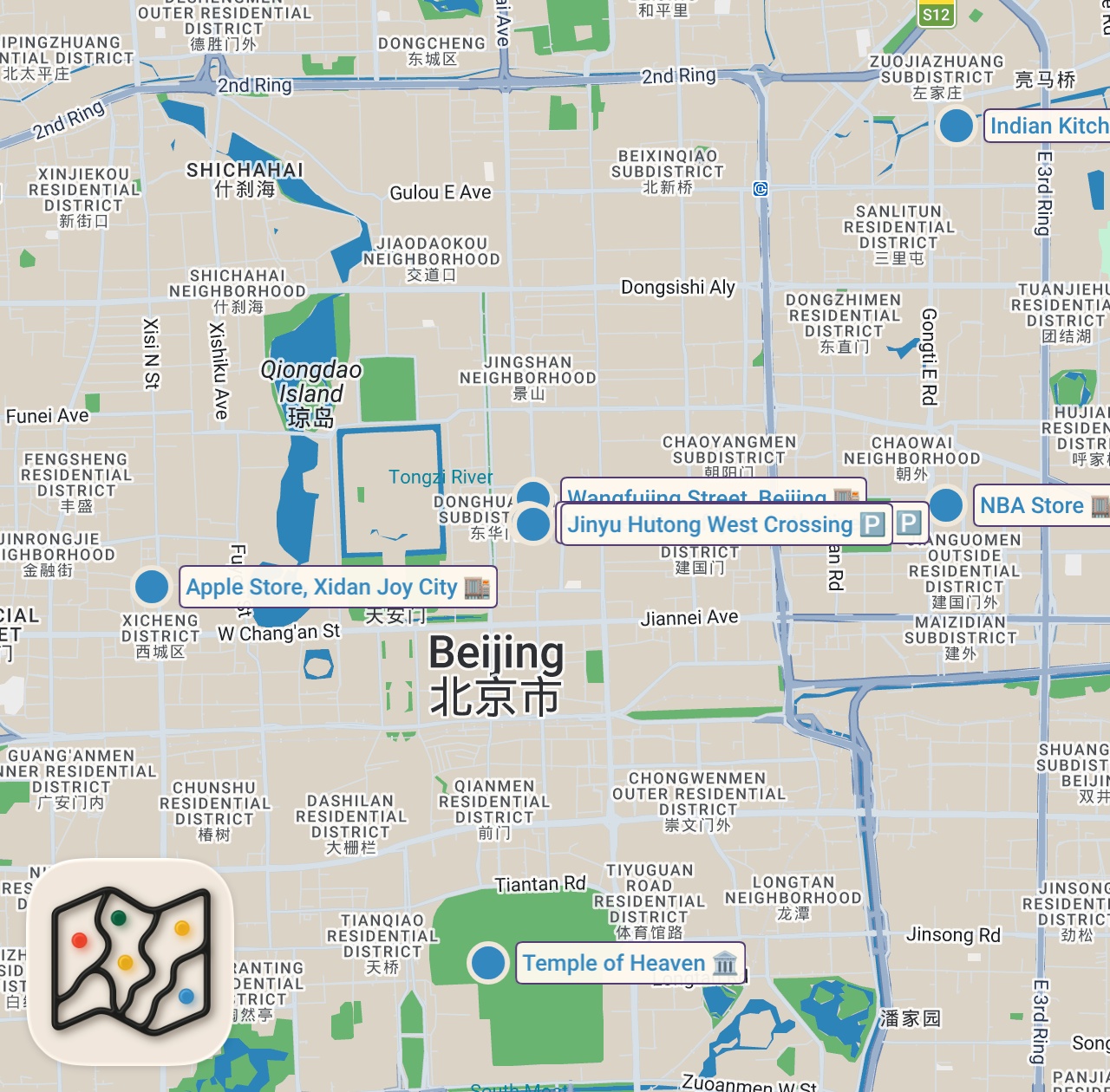 Map preview for Visiting The Temple Of Heaven To See What World Leaders Experienced In Beijing, China 🇨🇳