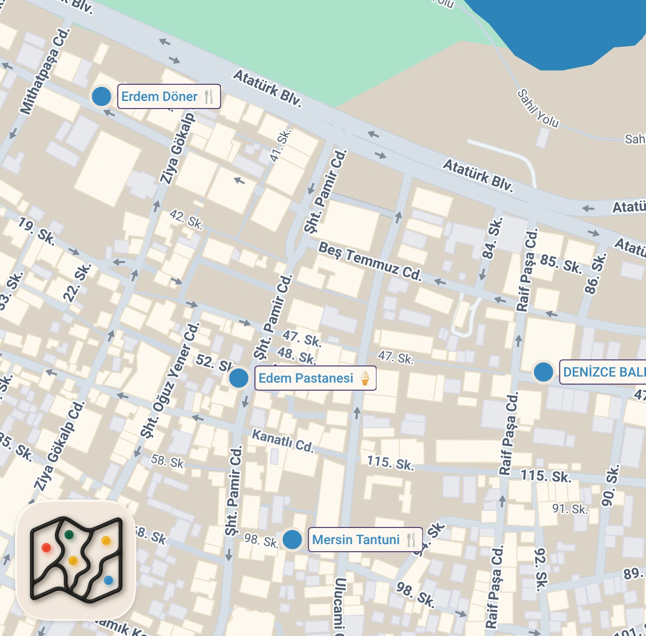 Map of 4 spots from 3 SAATTE 6000 TL SERİSİ!!!