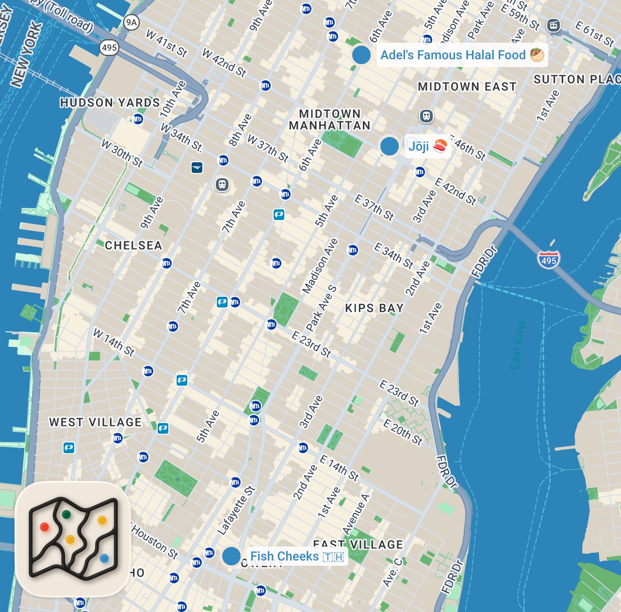 Map preview for A Pro Chef’s Guide to NYC’s Best Food | Where the Chefs Eat | Condé Nast Traveler