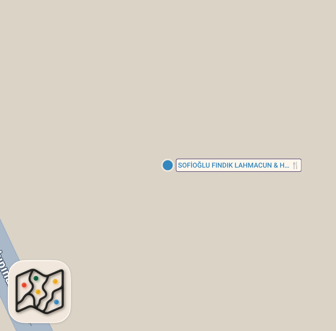 Map preview for DAHA KÜÇÜĞÜNÜ YEMEMİŞSİNDİR | SOFİOĞLU LAHMACUN