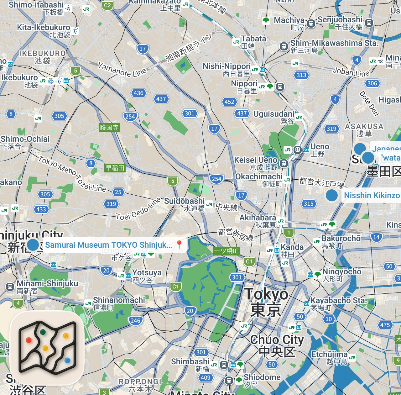Map preview for 5 Authentic Japanese Cultural Experiences in Tokyo 2026