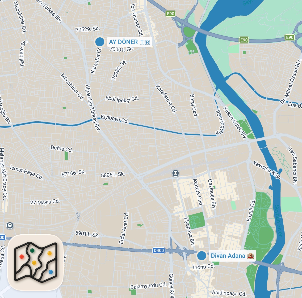 Map preview for Adana’da başka yerde bu fiyata yok🪵🔥#yemeustasi #reklam