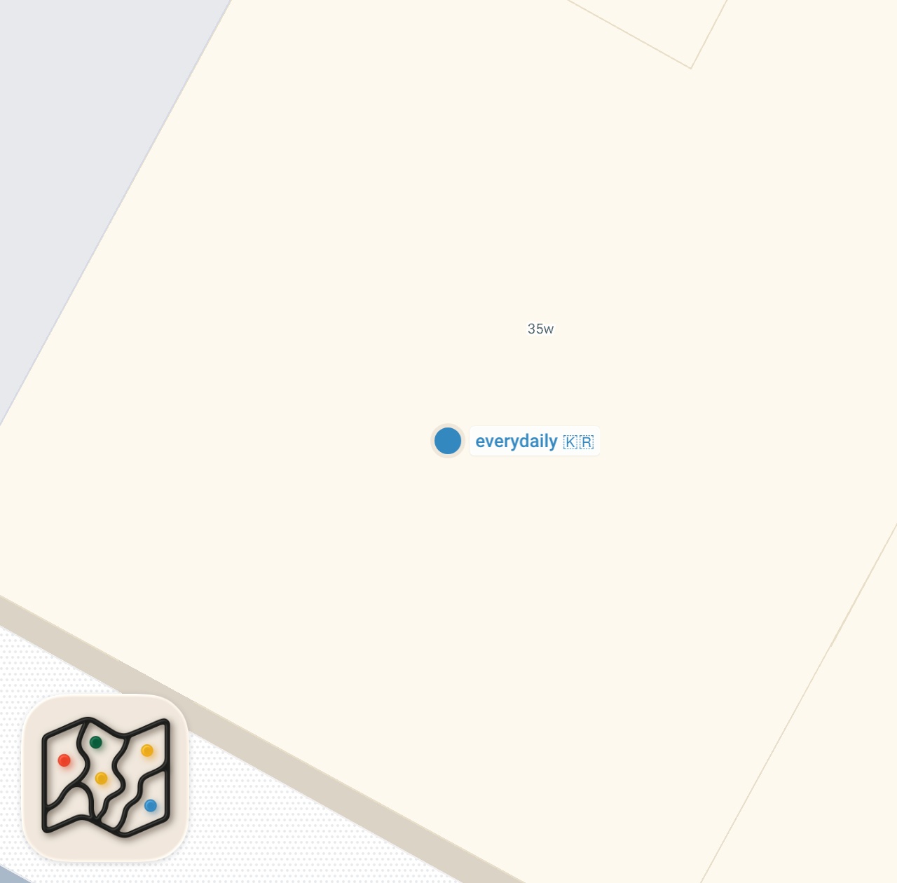 Map preview for New affordable Korean comfort food restaurant in New York City