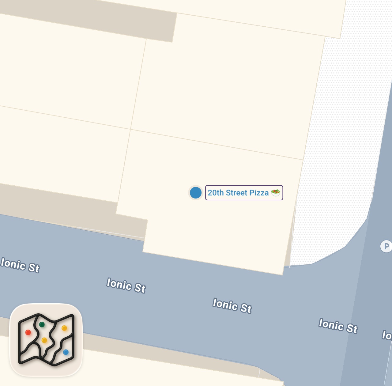 Map of 1 spots from Excellent ice cream in Philly.