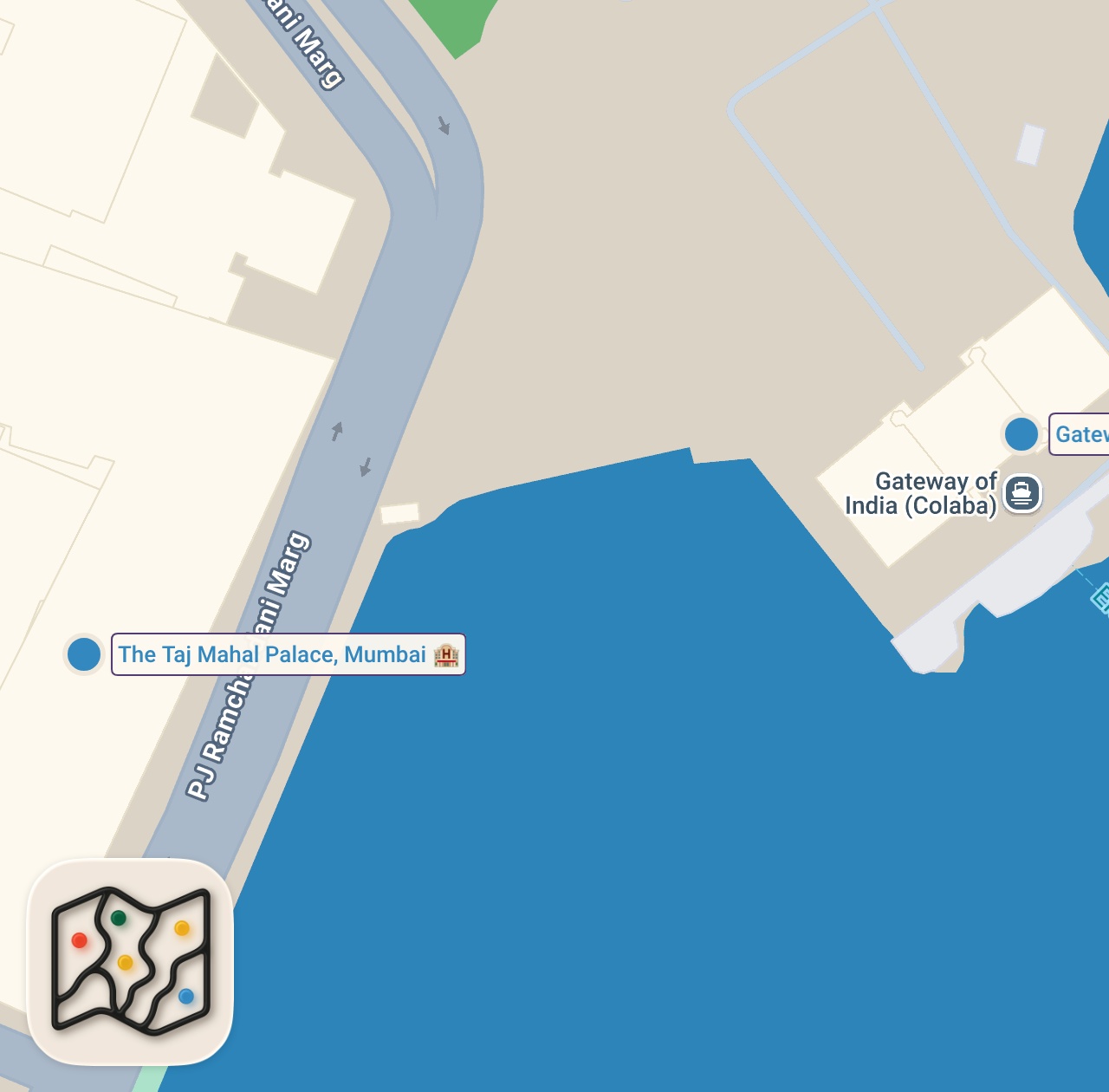 Map of 2 spots from Is This The BEST Hotel In Bharat, India? 🇮🇳 (Ultra Luxury)