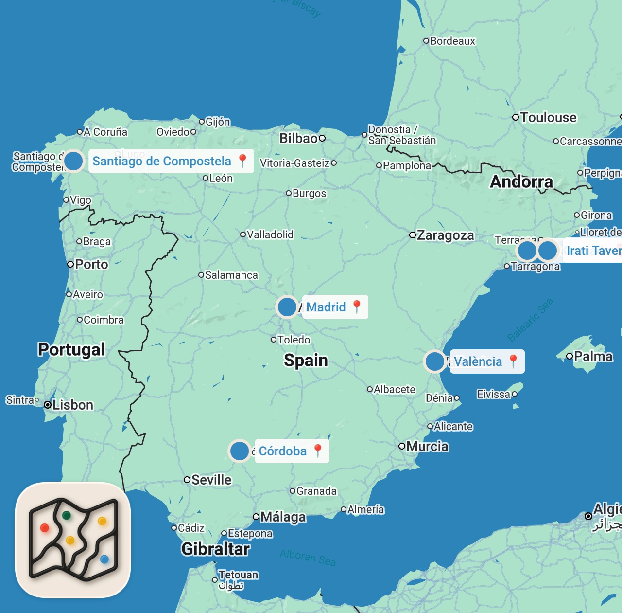 Map preview for What to Eat in Spain: Must-Try Foods, Drinks & Spanish Food Culture