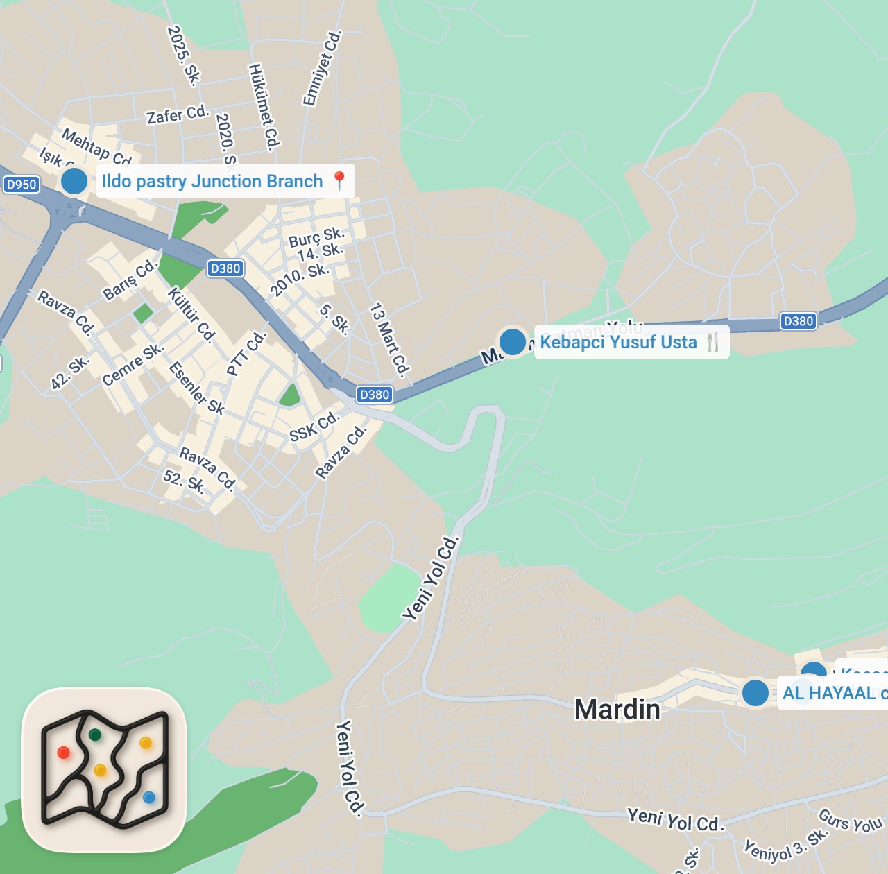 Map preview for MARDİN’DE 1 GÜNDE NE YENİR!!! DÜNYALARI YEDİM !!!