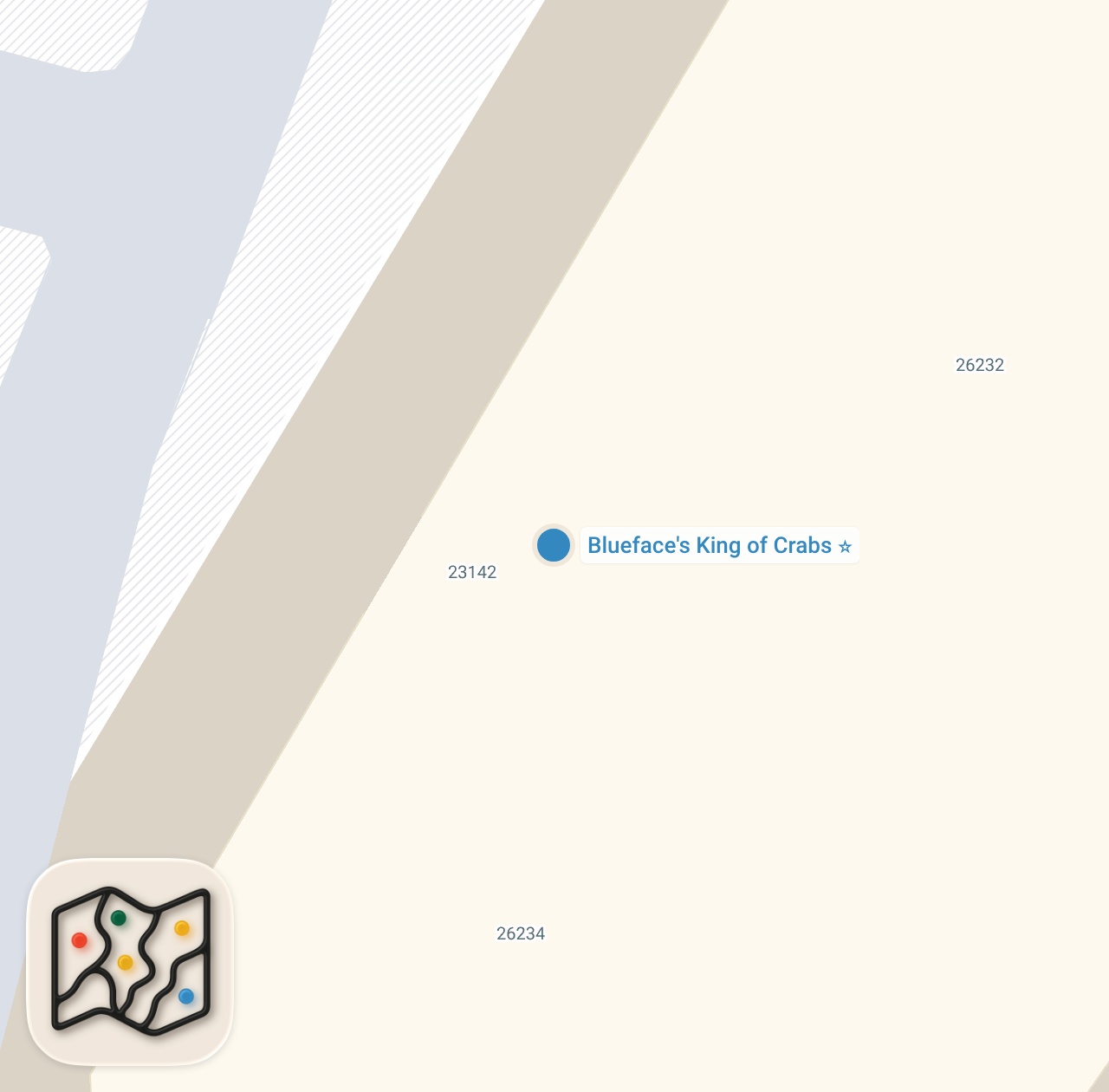 Map preview for I Tried Blueface's Seafood Restaurant